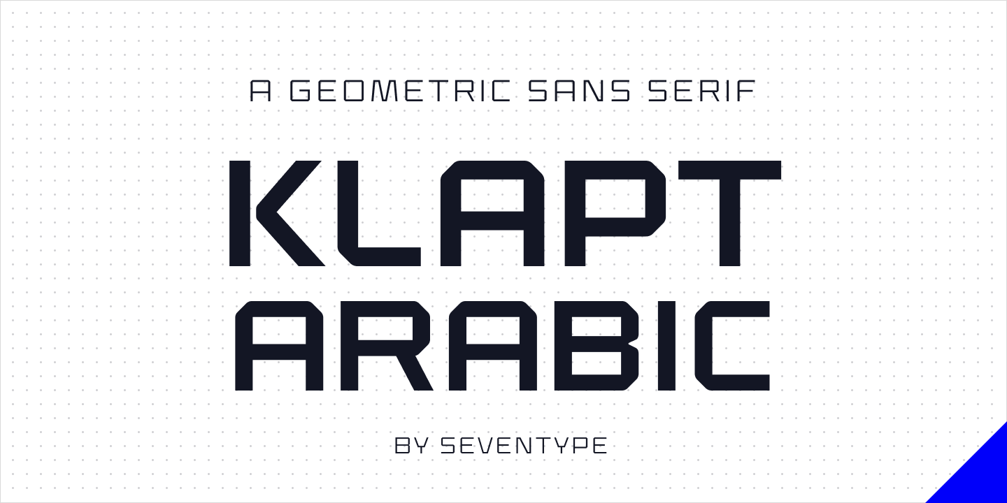 Example font Klapt Arabic #1